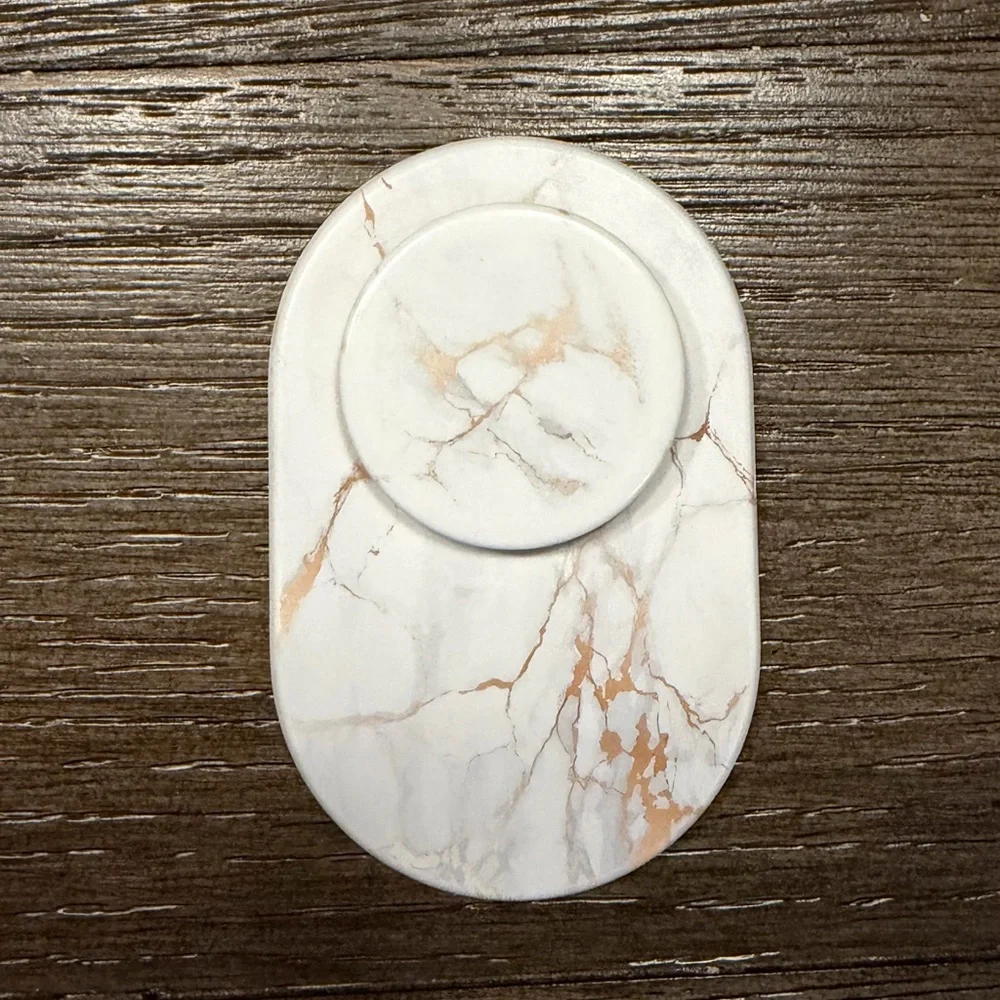 PopSockets Magnetic Phone Grip Stand Marble MagSafe Compatible